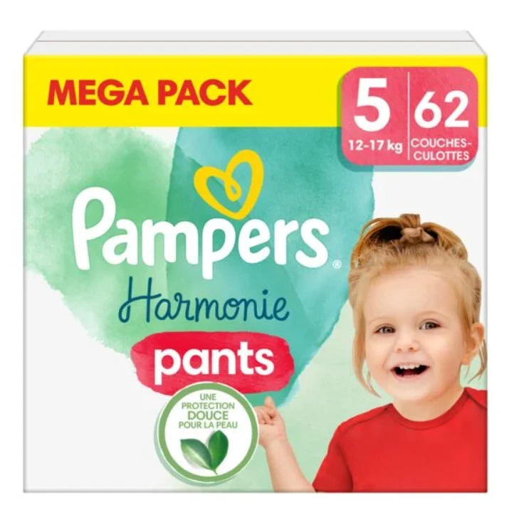 PAMPERS - COUCHES-CULOTTES NIGHT PANTS Taille 5 - 12-17kg Paquet