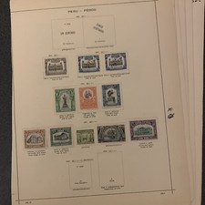 Peru Collection Fine Mint Hinged & Used on Pages