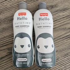 2 Fisher-Price Hello Bathtime Baby Shampoo Paraben Free Dye Free