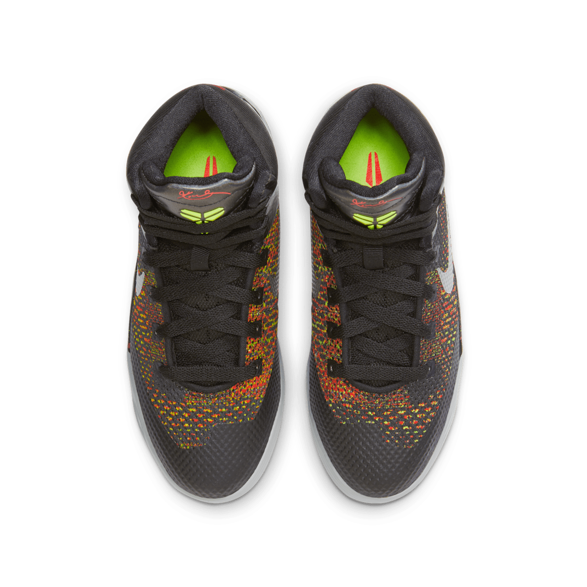 HJ9446-001 Nike GS Kobe 9 Elite Protro Black and Metallic Silver