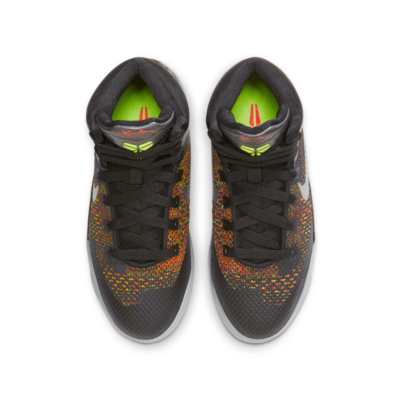 HJ9446-001 Nike GS Kobe 9 Elite Protro Black and Metallic Silver