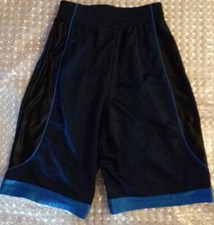 Xersion Size Small Blue/Blk Tie String. 2 Pockets. Waist 12 1/2" 11" Inseam