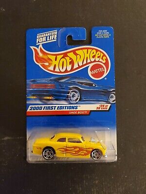 2000 Hot Wheels First Editions #26/36, Shoe Box, Yellow 2000 Hot Wheels First Editions #26/36, Shoe Box, Yellow