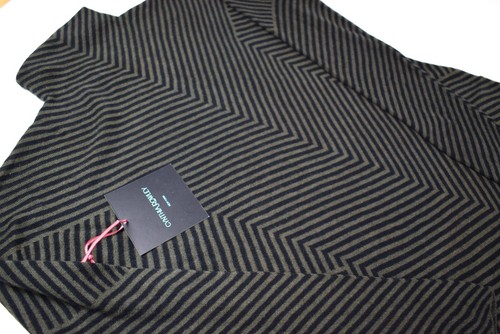 CYNTHIA ROWLEY Knit Sweater Mock Neck Dress (Chevron Olive Black) Women's M - Picture 2 of 9