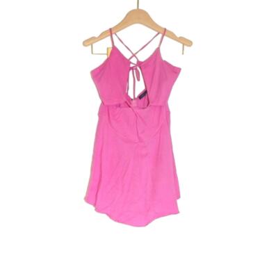 cut out flowy mini dress AREA main image 0