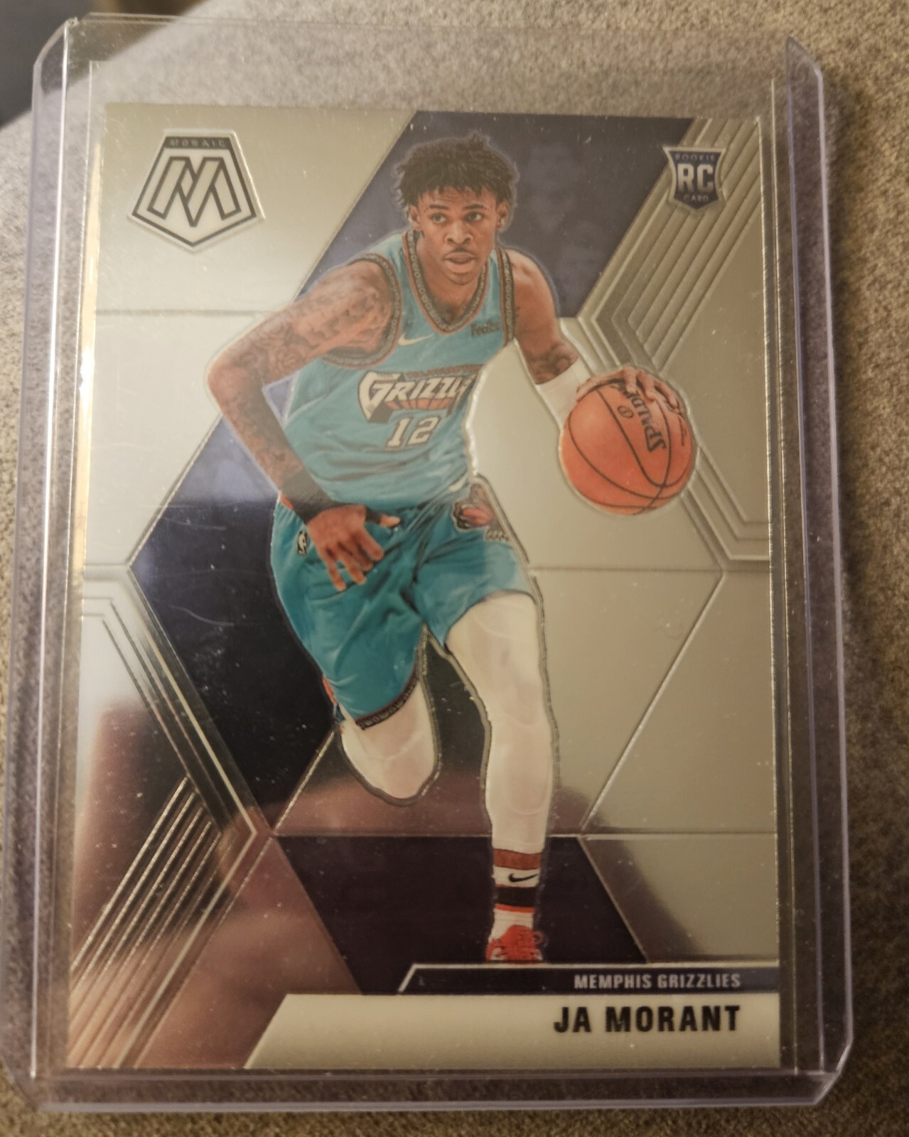 2019-20 Panini Mosaic Ja Morant Rookie Card #219 - Memphis Grizzlies