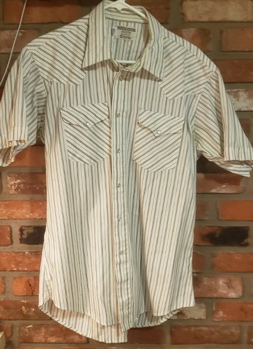 Vintage Ruddock Mens Pearl Snap Front 