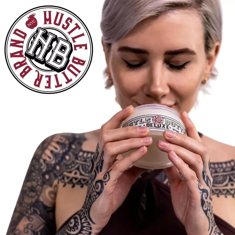 Hustle Butter Tattoo Aftercare Tattoo Balm, 5 Fl Oz Authorized Seller