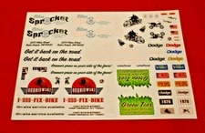 MPC 78 Dodge D100 Pickup Decal Sheet 1/25