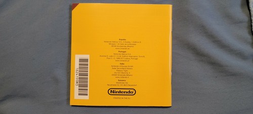 New Super Mario Bros Nintendo DS Gameboy Instruction Manual Only, Español. - Picture 2 of 3