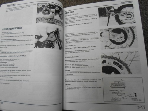 Manual De Taller De Reparación Y Servicio Honda XR350R XR 350R 1985 - Imagen 8 de 9