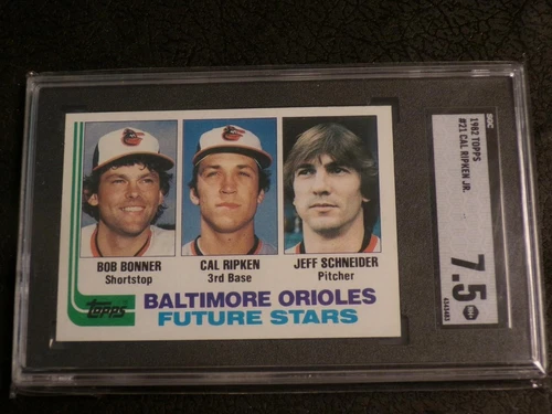 1982 Topps #21 CAL RIPKEN JR. RC Rookie! ORIOLES! HOF! SGC 7.5 NM+!