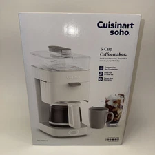 Cuisinart DCC-5TRNAS Soho 5 Cup Coffeemaker, Truffle, Coffee, Iced-Coffee, NIB