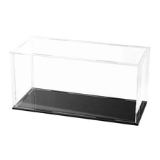 Self-Assembly Acrylic Display Case,Deluxe Dustproof Showcase,Cube Countertop ...