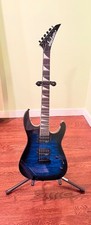 Jackson JS20 DKQ DINKY 2PT—JS Series—Transparent Blue Quilt—HH—24 Frets