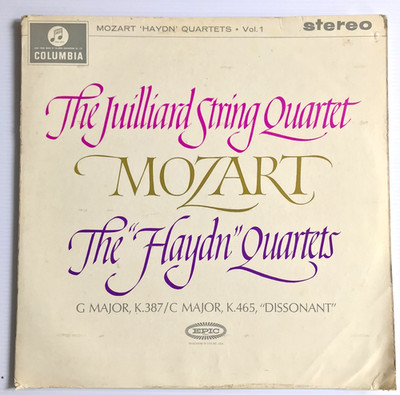 SAX 2470 Mozart The Hayden Quartets Vol 1 Juilliard Quartet. Columbia ED2  *WR