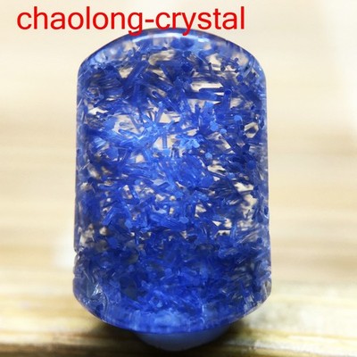 1.8Ct Very Rare NATURAL Beautiful Blue Dumortierite Quartz Crystal Pendant