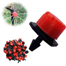 100Pcs1/4Inch Adjustable Irrigation Drippers Sprinklers Watering Sprinklers A...