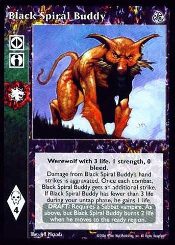 Black Spiral Buddy - Ally - Vampire VTES - Foto 1 di 9