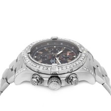 Breitling Super Avenger A13370 Auto 48mm Custom Diam Bezel/Lug Black Dial/Chrono 4