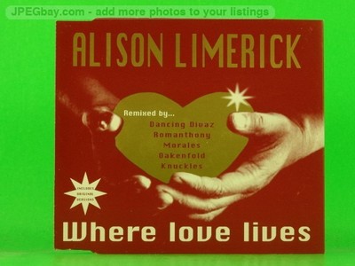 ALISON LIMERICK WHERE LOVE LIES (L71) 6 Track CD Single along with Picture Sleev