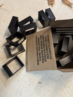 Lot 11 Paniers Taxiphote Richard Pour 25 Plaques Photos Verre 45x107