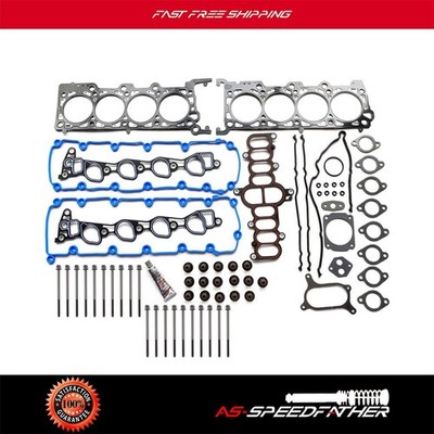 Head Gasket Set Fit For Ford F-150 F-250 E-150 Econoline 4.6L SOHC VIN W 97-99