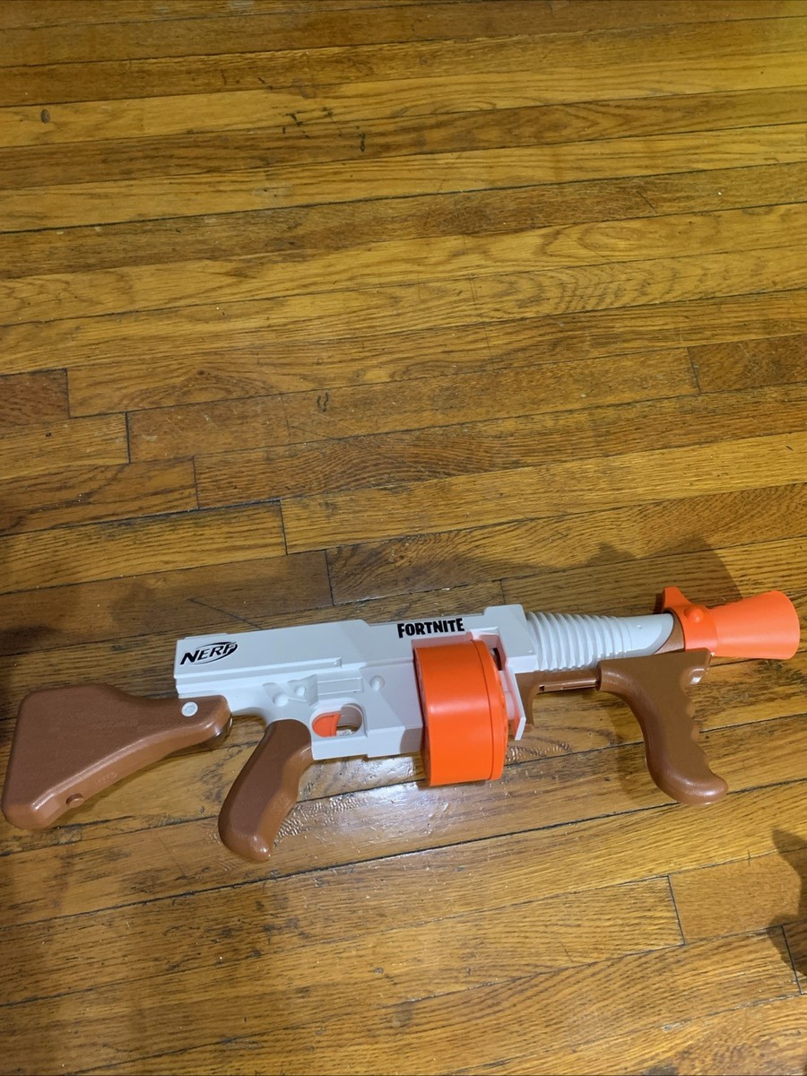 Nerf Fortnite DG Blaster Tommy Gun Bullet Rotating Drum With Darts