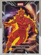 Human Torch 2025 Kakawow Cosmos Marvel  #84 Johnny Storm Fantastic Four Card