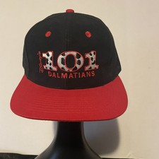 101 Dalmatians Embroidered Movie Promo Snapback Hat Vintage 90  s