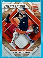 2020 Panini Elite Extra Edition #PM-AR Adley Rutschman Prospect Materials Orange