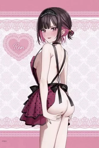 Minori Chikusa Tapestry Shirayuki Ren Apron Ver. Official B2 Art