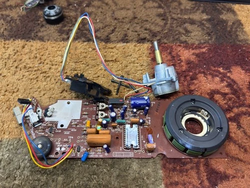 Technics SL-D2 Turntable Main Control Motor Board And Spindle