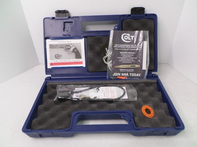 #ad Colt Firearms Model Python Revolver Pistol Hard Case Blue Gun Lock amp; Manual $24.99