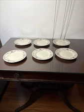 Vtg Noritake Japan Ivory China Adagio 7237 Set Of 6 Bread Plates Euc
