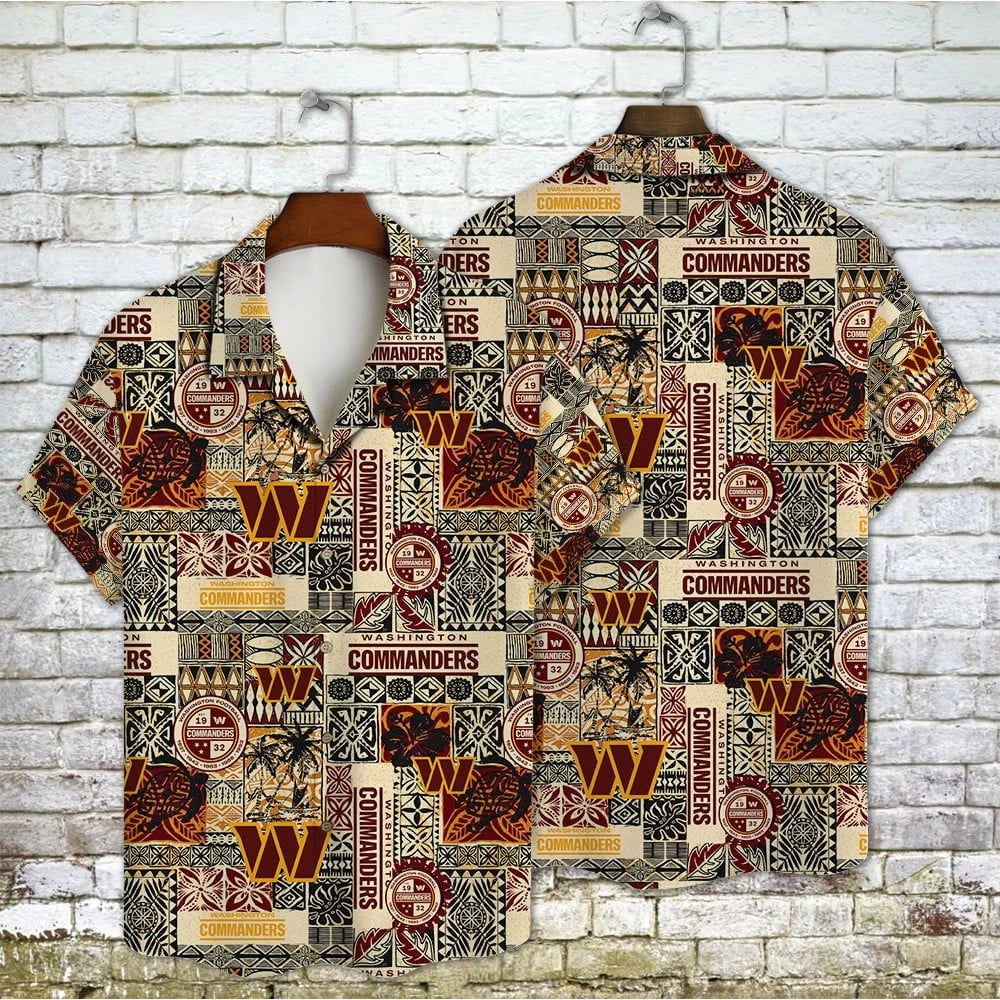 Washington Football Short Sleeve Hawaiian Shirt