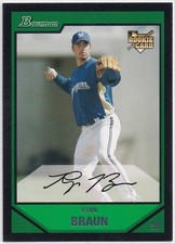 Ryan Braun  2007 Bowman Draft Picks & Prospects #BDP50 Rookie Card Brewers