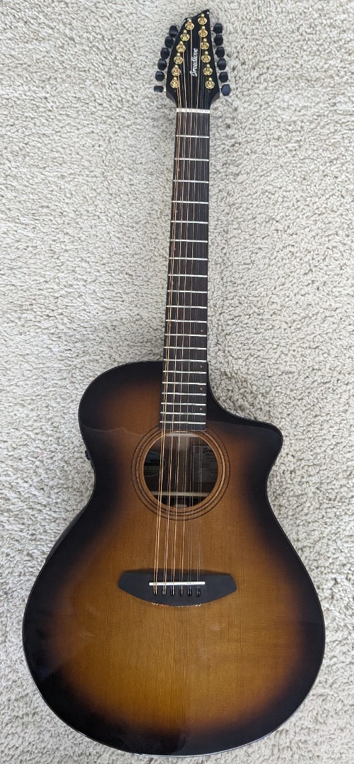 Breedlove Organic Solo Pro Concert Edgeburst 12-струнная акустическая электрическая акустика CE 98190₽