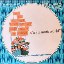 DISNEY’S ITS A SMALL WORLD PICTURE DISC RECORD LP SEALED