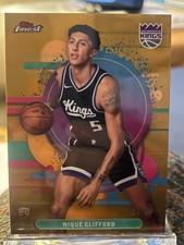 2026 Topps Finest Nique Clifford Rookie Gold /25 Sacramento Kings #113
