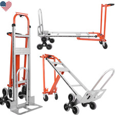 3-in-1 Folding Stair Climbing Cart with 770 lbs Capacity with Wheels USA