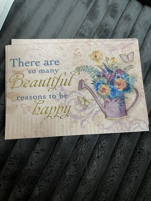 Punch Studio NO BOX 5 Cards/Envelopes Vtg Style There Are Beautiful Reasons