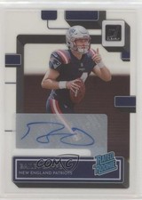 2022 Panini Clearly Donruss Rated Rookie Auto Bailey Zappe #79 Auto 0d94