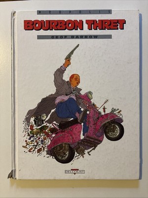 Bourbon Thret With Geof Darrow Art Inside Illustration Rare HTF