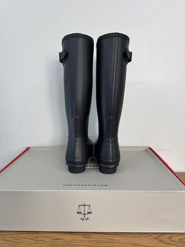 Hunter Women's Original Tall Waterproof Rain Boot, Matte Black, Multiple Sizes - Picture 5 of 5