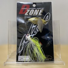 Evergreen D-ZONE Spinnerbait 1/2oz #29 White Chartreuse 8-Blade Used