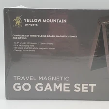 Yellow Mountain Imports Large Magnetic 19x19 Go Game Set Board (14.6-Inch) NIB