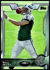 2015 Bryce Petty Rookie Topps FOOTBALL #459 New York Jets