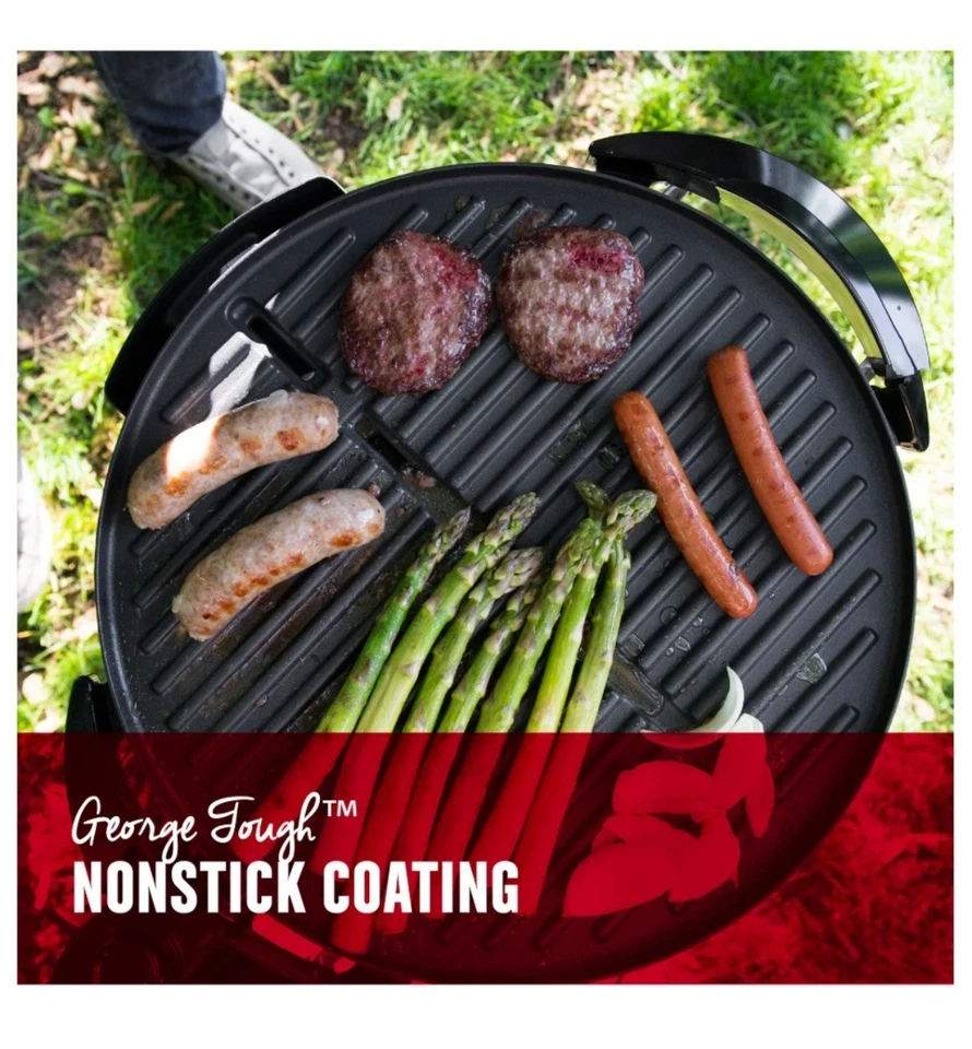 George Foreman Indoor Outdoor Electric Grill GGR50B - Image 4 of 4