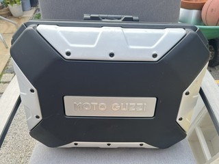 Pair Original Side Cases Moto Guzzi V85 TT.